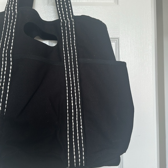 Freepeople Caravan Tote Black and White - Picture 5 of 12